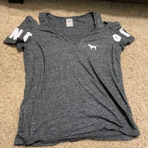 Pink off the shoulder top